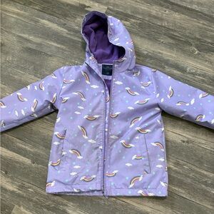Raincoat with Fleece Lining Girls 7/8